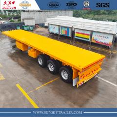 3-Axle 40Ft Aluminum Flatbed Trailer