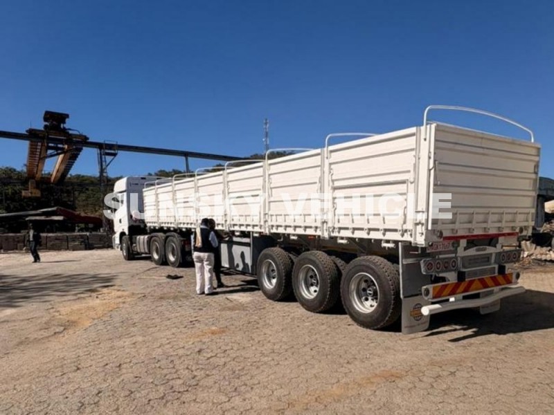 Zimbabwean Client Praises SUNSKY Dropside Semitrailer, Driving Logistical Growth