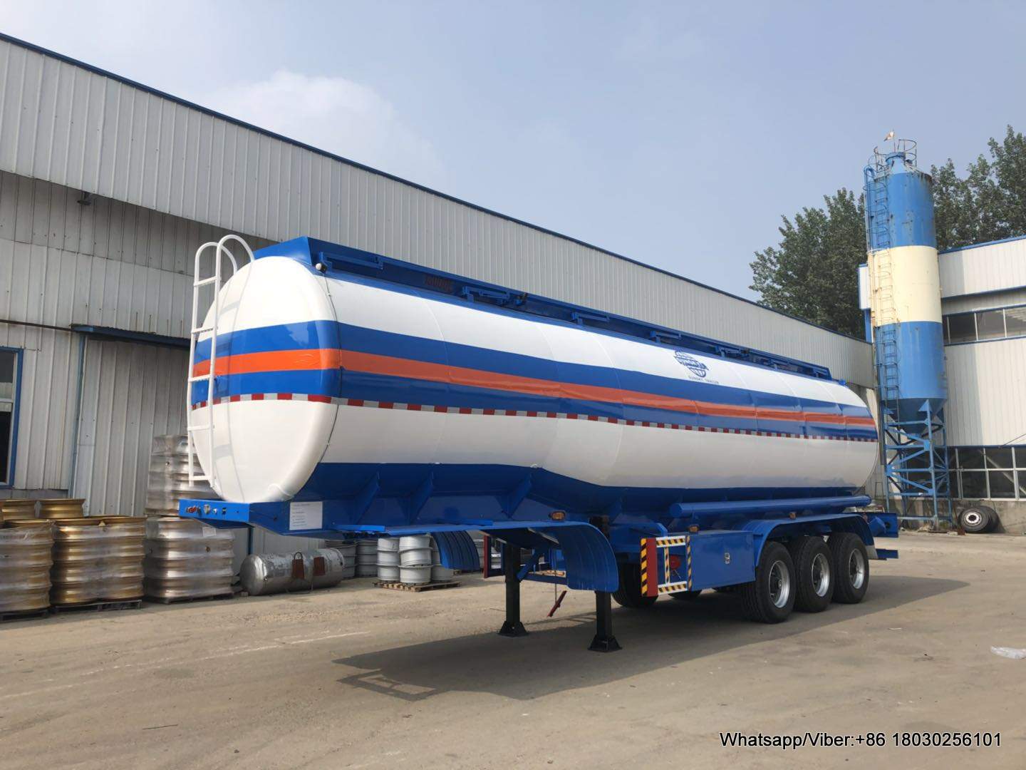 42000 LITERS FUEL TANKER TRAILER WITH AIRBAG SUSPENSION EXPORTED TO MALAWI