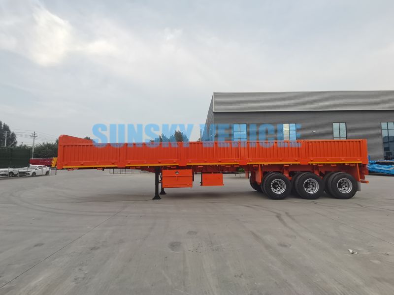 4 units of Tri-Axle Side Wall Trailer Shipped to Djen Djen!