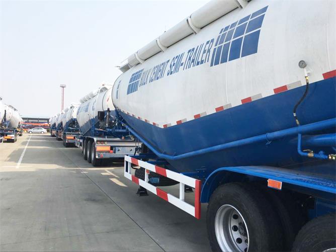 40 units bulk cement tanker trailer exported to North Africa