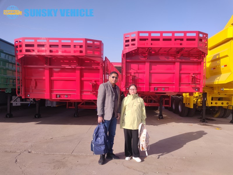 Oman Customer Visits SUNSKY Factory to Explore Long-Term Trailer Cooperation