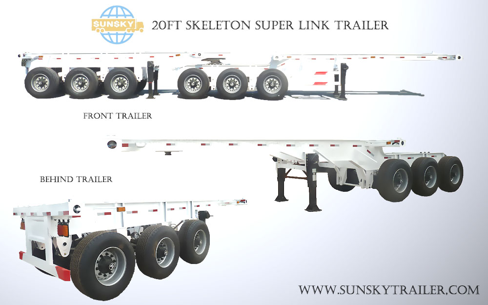 NEW TYPE！Super Link Skeleton Trailer