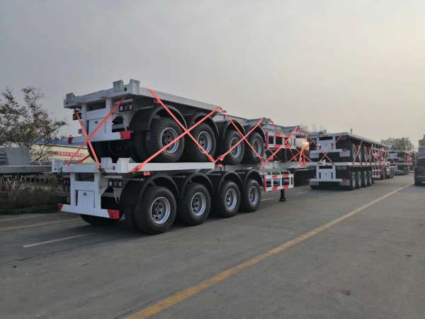 20 Units 40FT flatbed trailer exported to West Africa