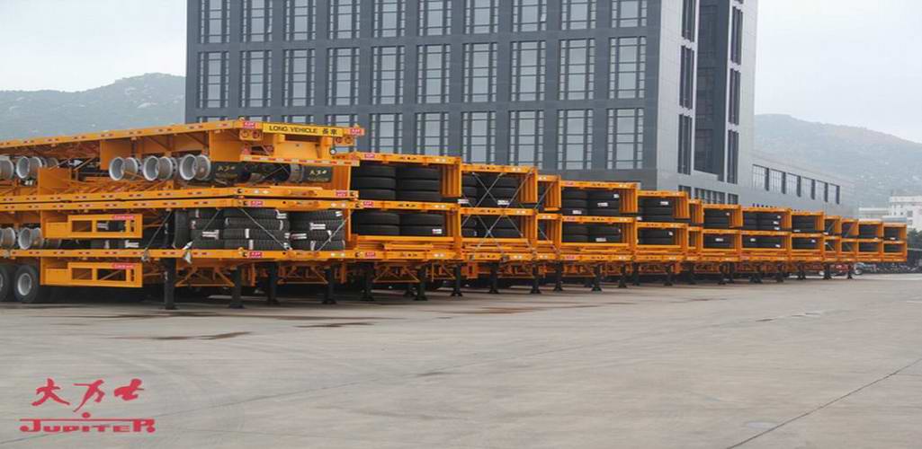 Ship 80units of dropside semi trailers by Bulk Ship to Algeria