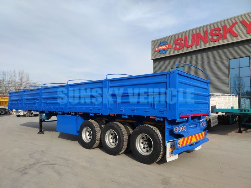 2 units 40FT Dropside Semi Trailers Exported to Zimbabwe 