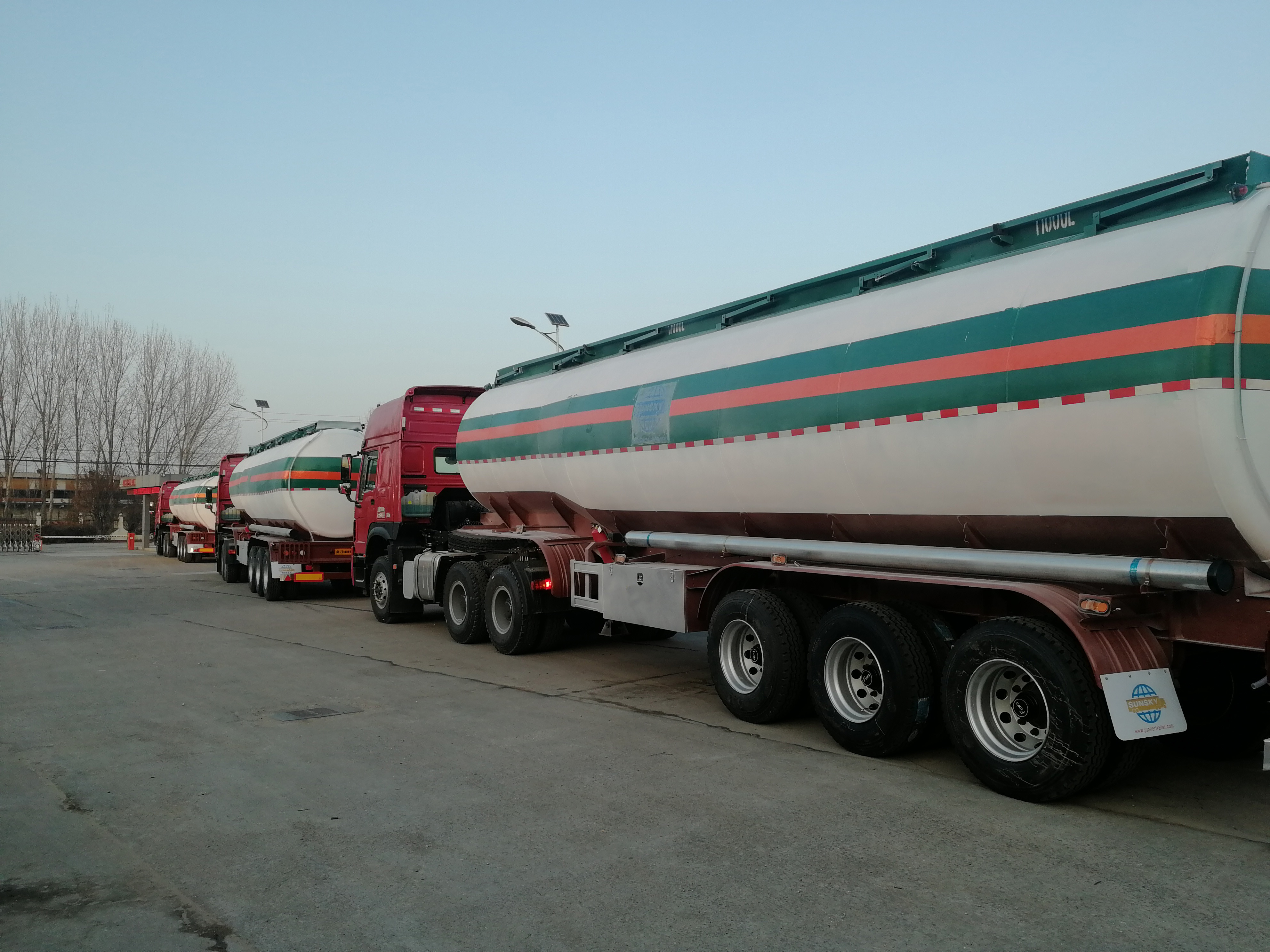 Finished production!Fuel tanker trailer exported to Malawi