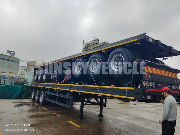 3 Units 20 Ft Container Trailer Exported To Zambia