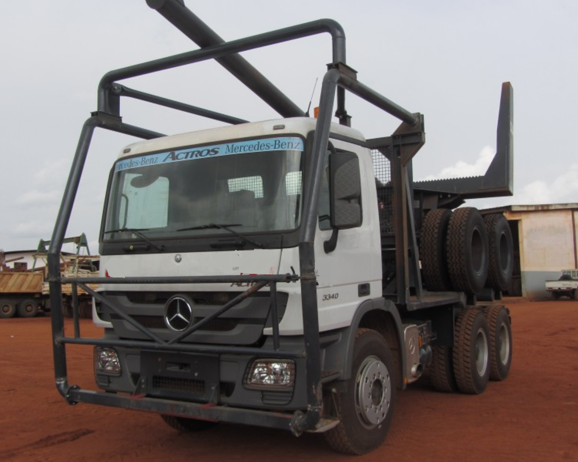 Mercedes Benz Actros type Log trailer from Sunsky