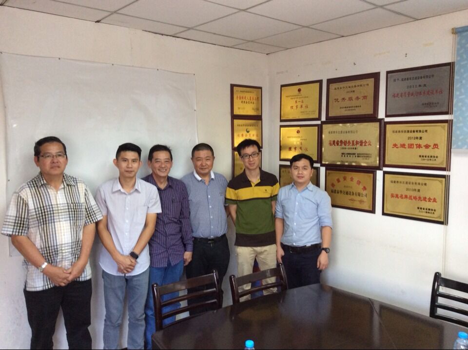 The customers from Malaysia visited SUNSKY factory on Aug.12