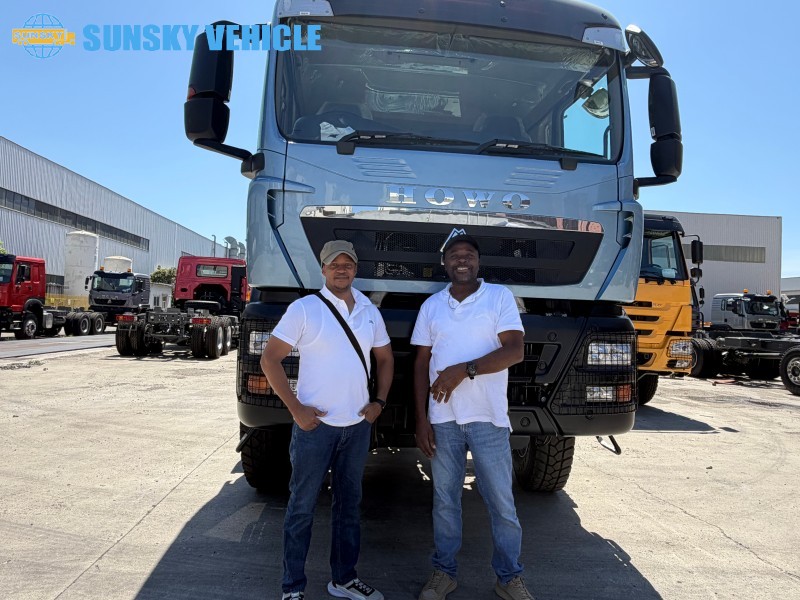 Strategic Partnership: Zambia Farm & Transport Enterprise Owner Visits SUNSKY Vehicle for Factory Tour and Trailer Order